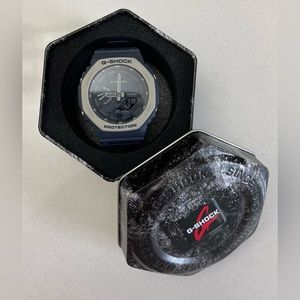 G-Shock By Casio Men's GA2110ET-2A Analog-Digital Watch Blue